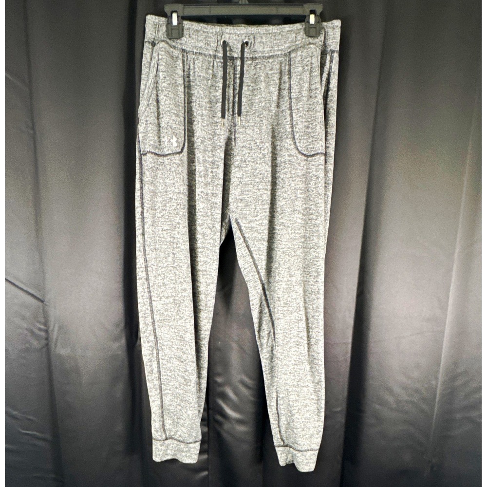 Under Armour Men’s Gray Heather Jogger Pants L 29" Inseam 32" Waist Pock. 1278